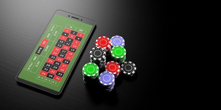 Antarmuka permainan Jewels of Prosperity dengan simbol permata berwarna-warni